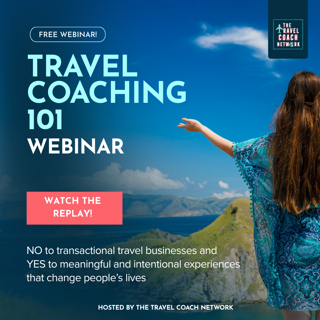 travel coaching 101 webinar